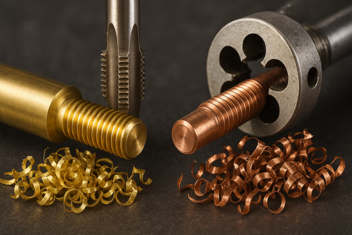 Threading Copper and Brass: Challenges and Solutions - thurmer.com