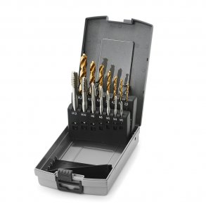 M3-12 SET OF SPIRAL POINT TAPS WITH TIN DRILL