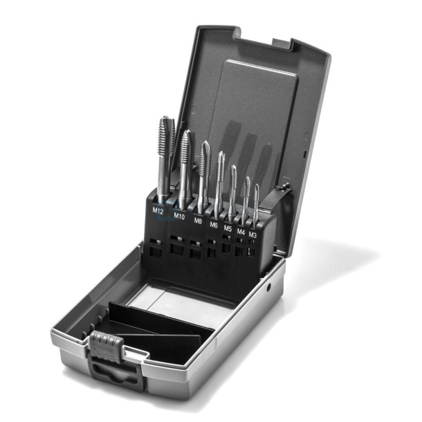 M3-12 SET OF SPIRAL POINT TAPS HSSE STANDARD