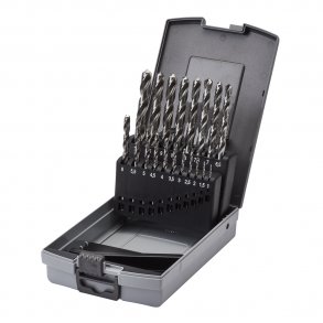 KASSETTE HSSG 1-10X0.5 LINKSS�T MED SLEBNE VENSTRE BOR 1-10 MM MED 0.5 MM SPR