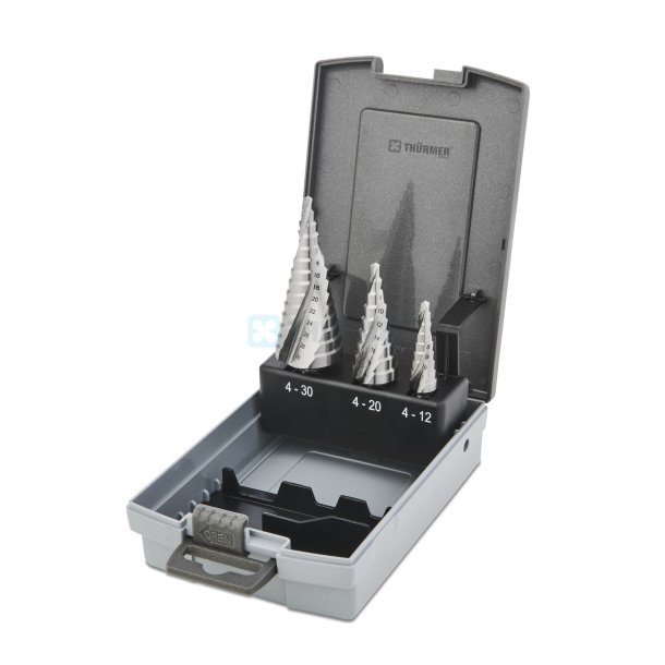 TRAPPEBOR SNOET KASS.HSSCO 4-30 3 STK. F/RUSTFRISPEC. FOR RUSTFRI STL HSSCO 5%