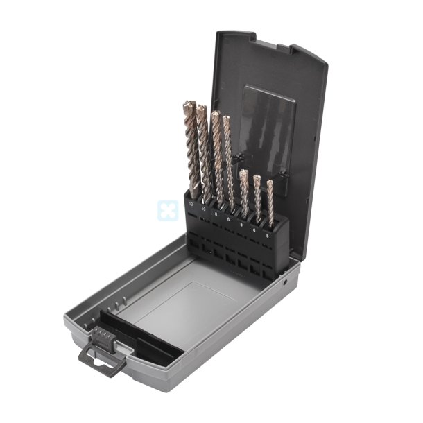 KASSETTE HAMMERBOR SDS+  4 SKR 7 STK.5x110 6x110 8x110 6x160 8x160 10x160 12x160