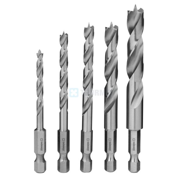 TR�SPIRALBOR S�T 4-10 MM 5 STK.4-5-6-8-10 MM