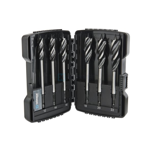 TRSNEGLEBOR 3SKRS ST 12-22MM 6 STK. AKKU1/4 6KT-KORT SERIE