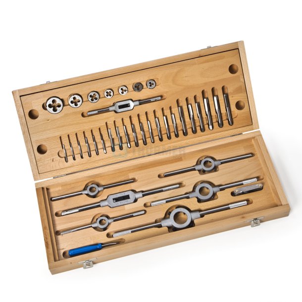 M3-M12 HANDTAPS SET AF 3 HSS - WOODEN BOX
