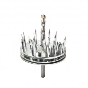 PINDSVINEBOR 72.0 MMSKRING I TR/LECA OG GASBETON MED CYLINDRISK HAL